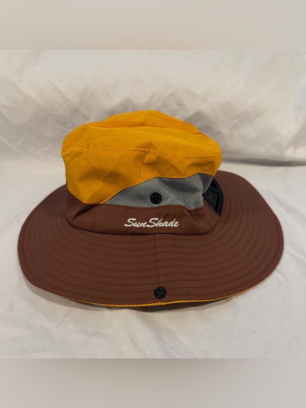 Women’s Yellow and Brown Sun Hat